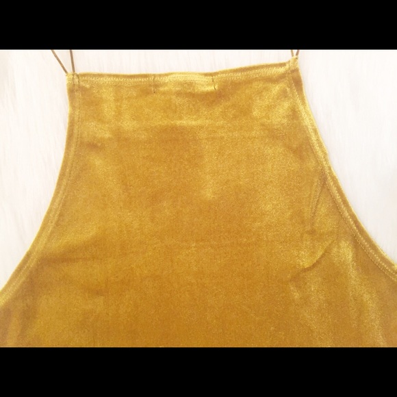 NWT Citron Velvet High Neck Dress - Picture 6 of 8